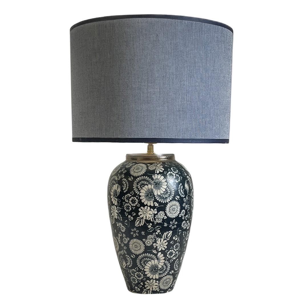 Lampe Fleur de nuit - bleu clair