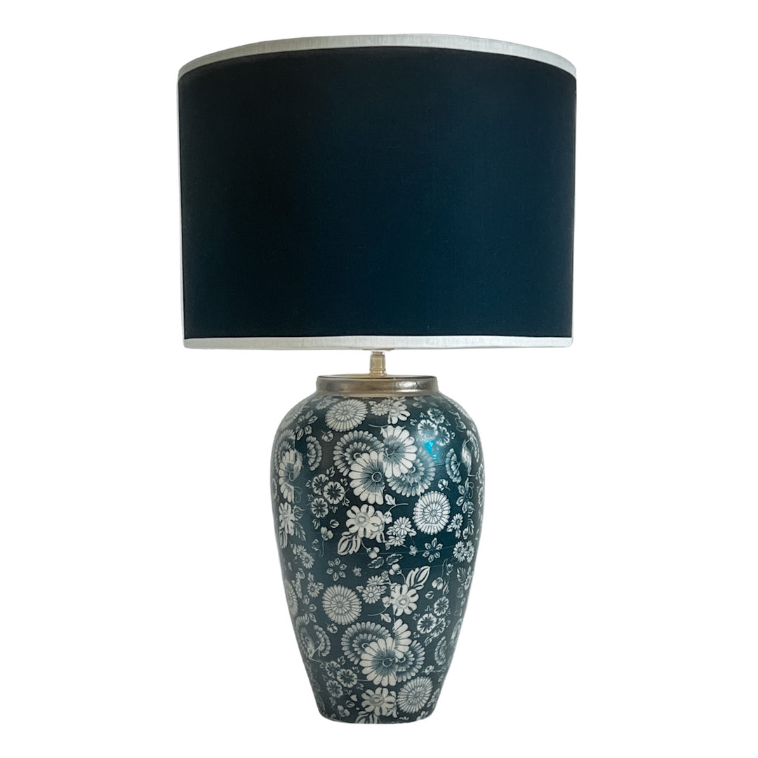 Lampe Fleur de nuit - bleu marine