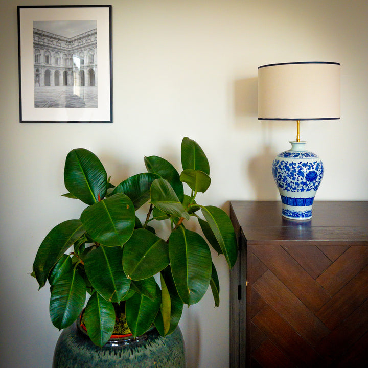 Lampe Ming - bleu clair