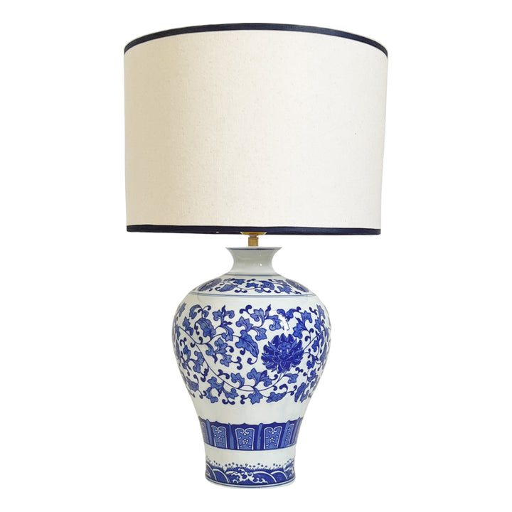 Lampe Ming - blanc foncé