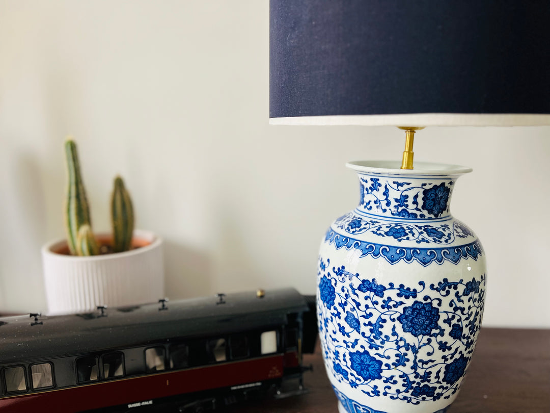 Lampe Lumisa bleu marine