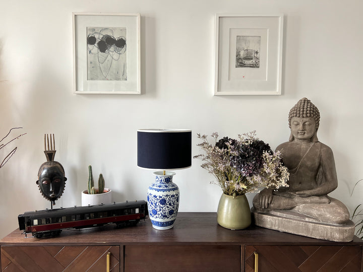 Lampe Lumisa bleu marine
